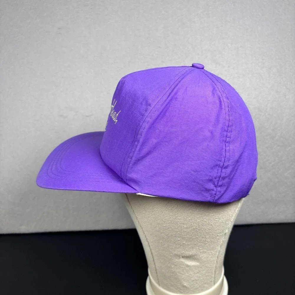 Vintage Nags Head NC Hat Cap Purple Souvenir North Carolina Outer Banks OBX
